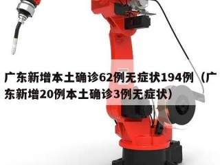 广东新增本土确诊62例无症状194例（广东新增20例本土确诊3例无症状）
