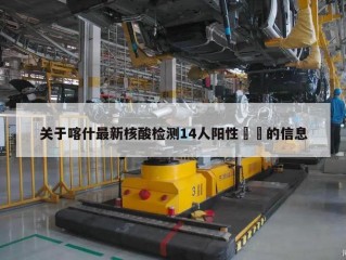关于喀什最新核酸检测14人阳性㊙️的信息