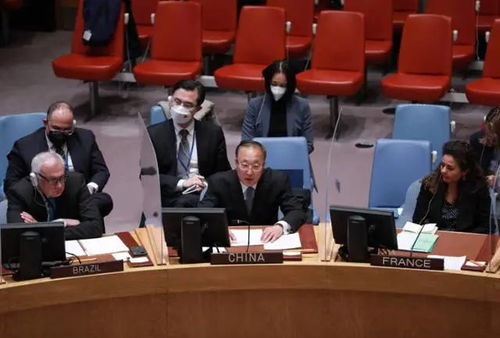 中方代表呼吁立即停火止战，维护世界和平与安全